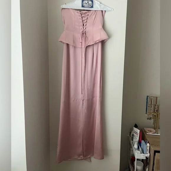 ANTHROPOLOGIE Mare Mare Mimi Satin Corset Dress - Picture 3 of 6